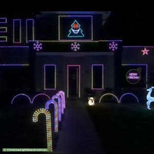 Christmas Light display at 112 Highett Road, Highett
