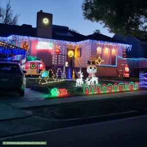 Christmas Light display at 28 Montgomery Avenue, Mount Waverley