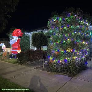 Christmas Light display at  Cabane Circuit, Mount Duneed