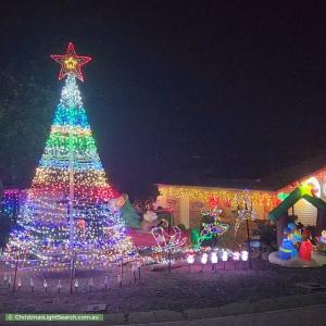 Christmas Light display at 1 Leisler Place, Palmerston