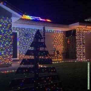 Christmas Light display at 83 Hanson Street, Freeling