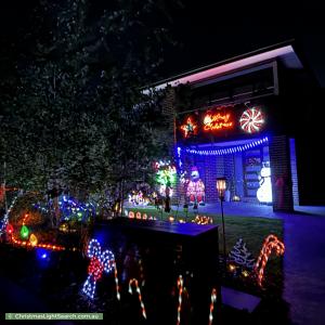 Christmas Light display at 44 Pamela Street, Mount Waverley