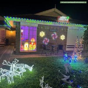 Christmas Light display at 31 Epsilon Close, Woodcroft