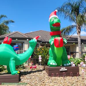 Christmas Light display at 59 The Parkway, Pakenham