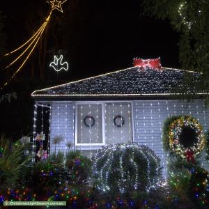 Christmas Light display at 14 Castlefield Square, Wantirna