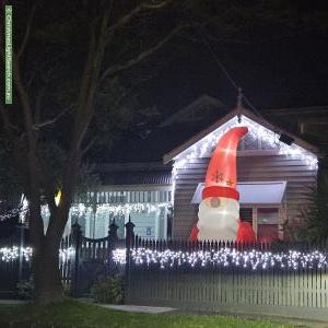 Christmas Light display at  Holywood Grove, Carnegie