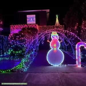 Christmas Light display at 14 Claronga Street, Bentleigh East