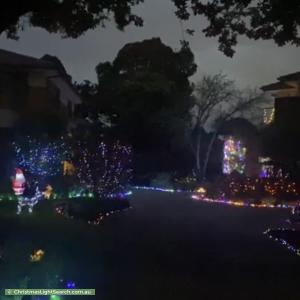 Christmas Light display at 18 Larch Crescent, Mount Waverley