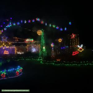 Christmas Light display at 43 Cooper Ridge, Winthrop