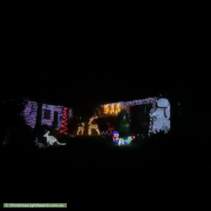 Christmas Light display at 19 Lockett Crest, Winthrop