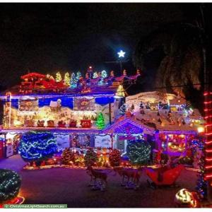 Christmas Light display at  Mallee Street, Quakers Hill