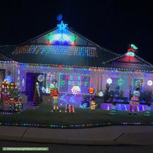 Christmas Light display at 8 Cunningham Street, Canning Vale