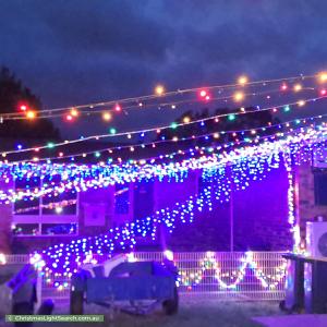 Christmas Light display at 7 Summerstone Way, Ambarvale