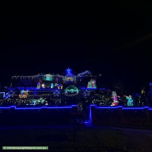 Christmas Light display at 4 Hall Road, Hornsby
