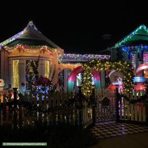 Christmas Light display at 41A Elizabeth Street, Mayfield