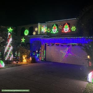 Christmas Light display at 10A Thomas Way, Kardinya
