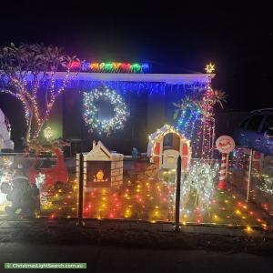 Christmas Light display at 24 Bright Street, Haynes