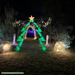 Christmas Light display at 32 Hafey Way, Langwarrin