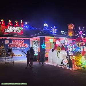 Christmas Light display at 32 Cottonwood Street, Caboolture