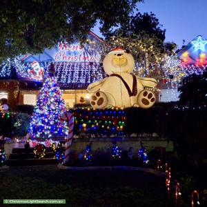 Christmas Light display at 5 Nisbet Road, Applecross