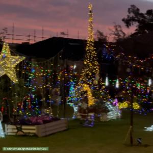 Christmas Light display at 21 Waterfields Drive, Bertram
