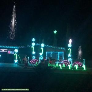 Christmas Light display at 17 Bottrill Street, Bonython