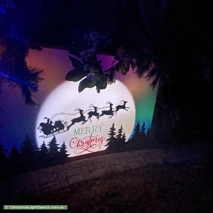 Christmas Light display at 28 Northridge Court, Wynn Vale