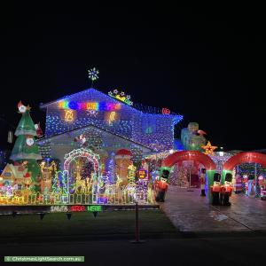Christmas Light display at 64 Chatsworth Road, Saint Clair