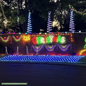 Christmas Light display at 7 The Dell, Canning Vale