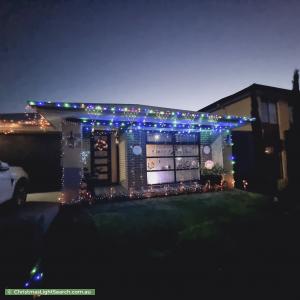 Christmas Light display at 40 Rhynhurst Street, Clyde North