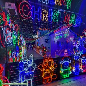 Christmas Light display at 7 South Street, Tempe