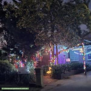 Christmas Light display at 7 Dove Place, Modbury Heights