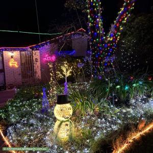 Christmas Light display at 26 Casuarina Avenue, Surrey Downs