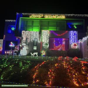 Christmas Light display at 6 Drovers Court, Vermont South