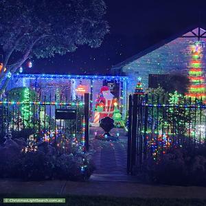 Christmas Light display at 6 Mattson Avenue, Warradale