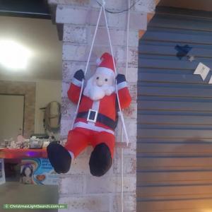 Christmas Light display at 17 Delma View, Gungahlin