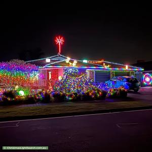 Christmas Light display at 21 Stockman Place, Walkley Heights