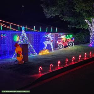 Christmas Light display at  Hudson Lowe Drive, Greenwith