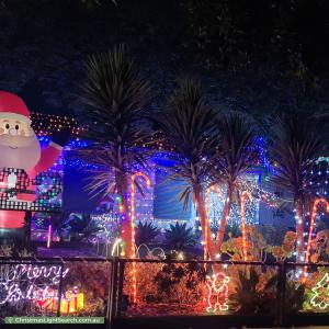 Christmas Light display at  Arkaba Street, Taperoo