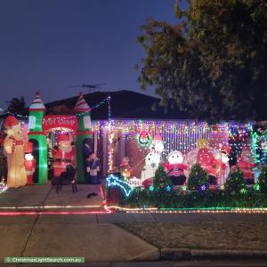 Christmas Light display at 29 Parallel Avenue, Salisbury North