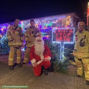 Christmas Light display at 25 Mulgrave Way, Croydon North