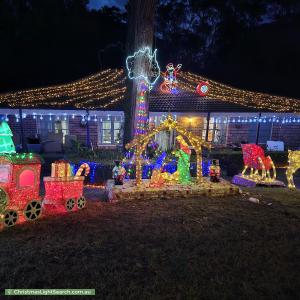 Christmas Light display at 12 Ashford Avenue, Castle Hill