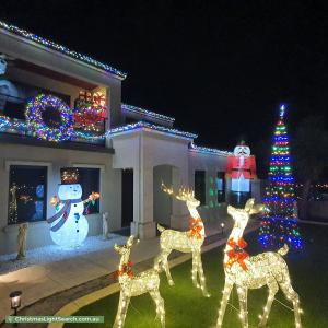 Christmas Light display at 92 East Road, Pearsall