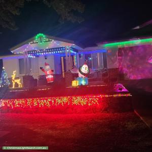 Christmas Light display at 25 Kohlhagen Street, Conder