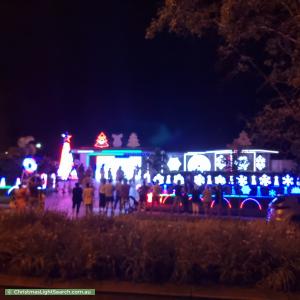 Christmas Light display at 99 Santa Monica Drive, Augustine Heights