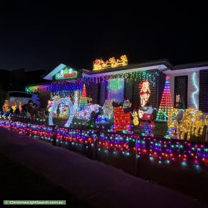 Christmas Light display at 36 Budburst Drive, Sunbury