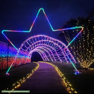 Christmas Light display at 57 Swansona Avenue, Mount Annan