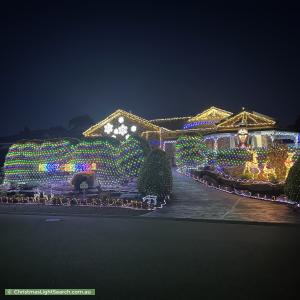Christmas Light display at 18 Grandview Place, Blakeview
