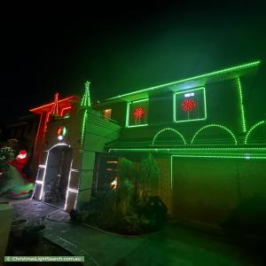 Christmas Light display at 7 Yaldara Street, Kellyville Ridge