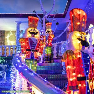 Christmas Light display at 12 Maidstone Street, Mount Tarcoola